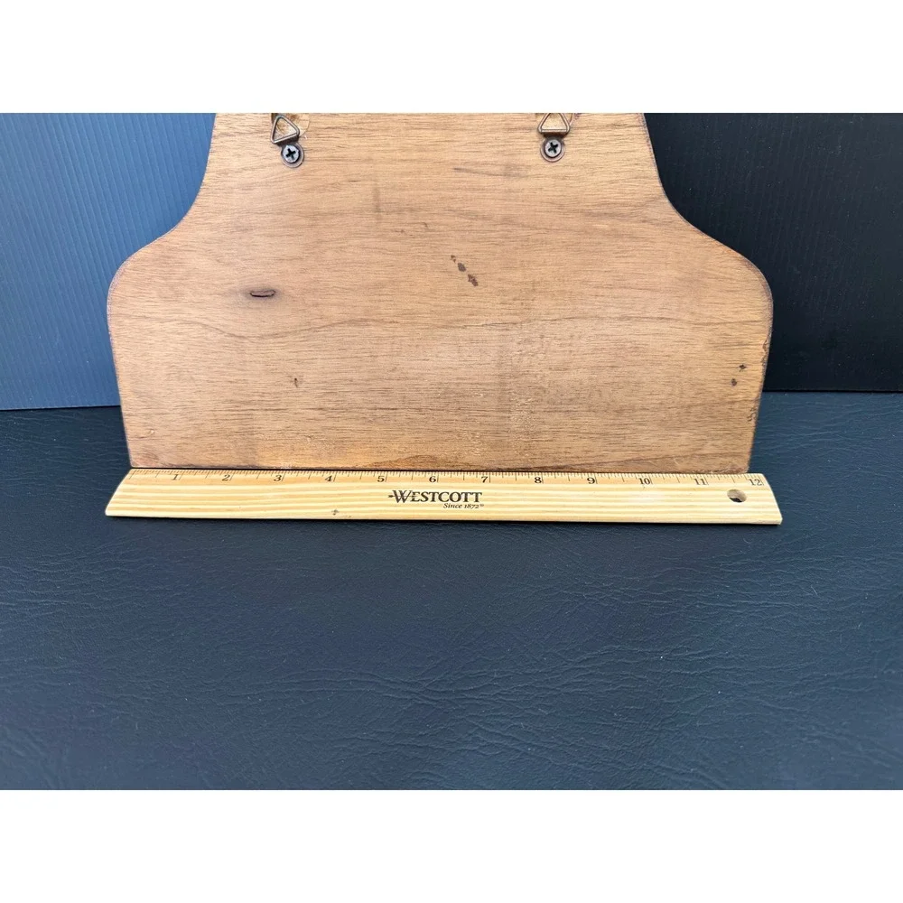 Vintage Brass Cherub Coat Rack 3 Hook Musical Angel Hanger Hollywood Regency 12